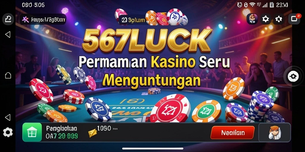 Tampilan gameplay menarik di 567LUCK dengan grafis kasino yang memukau.