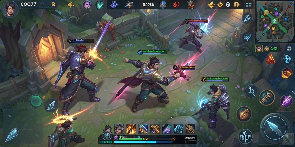 Tampilan gameplay seru dari COO77 yang memukau.