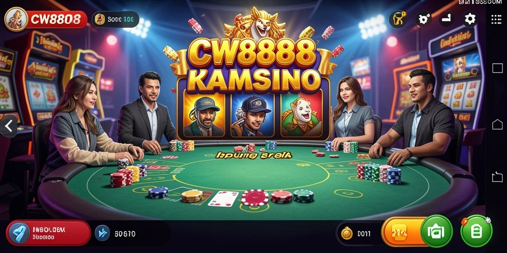 Tangkapan layar gameplay menarik dari aplikasi Kasino CW8888.
