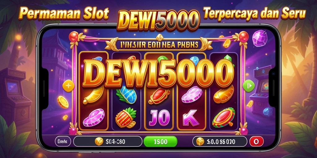 Screenshot DEWI5000 menunjukkan gameplay Slot yang menakjubkan.