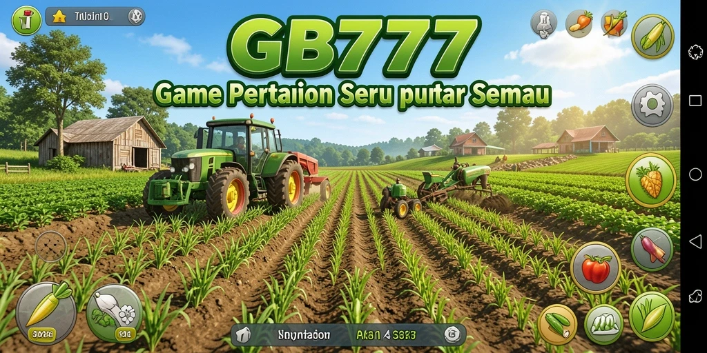 Screenshot mencerminkan keseruan gameplay pertanian di GB777.