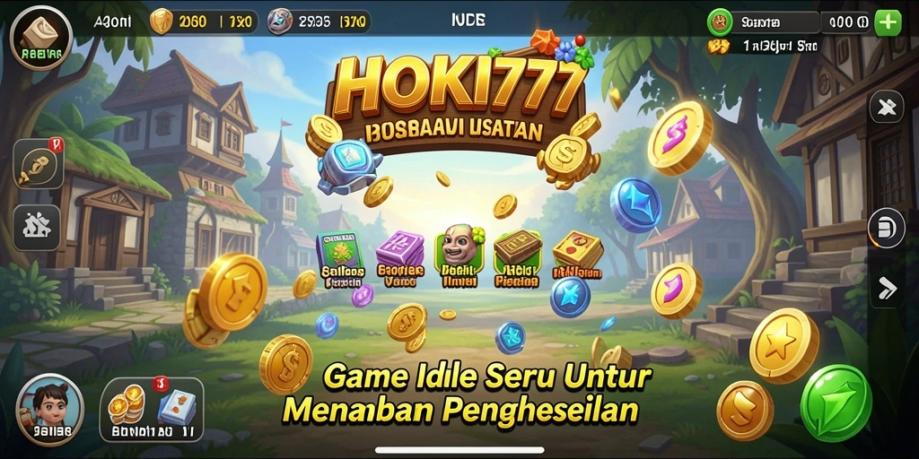 Tampilan gameplay HOKI777 yang menarik dan interaktif.