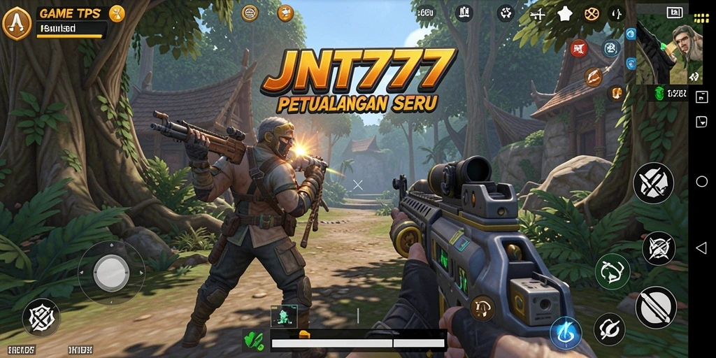 Tampilan gameplay JNT777 yang mendebarkan dan penuh aksi.