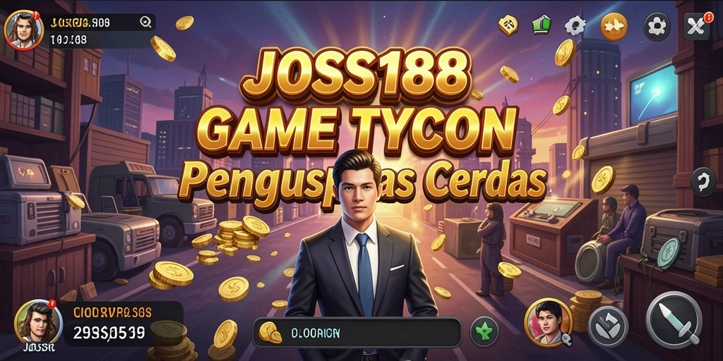 Screenshot utama JOSS188 menampilkan gameplay Tycoon yang menarik.