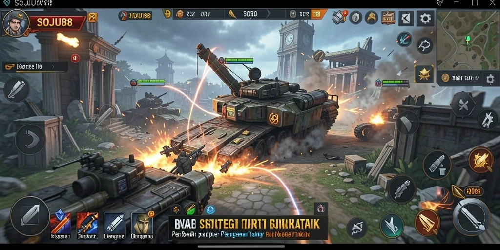 Tangkapan layar gameplay SOJU88 yang menampilkan strategi dan taktik yang mendebarkan.