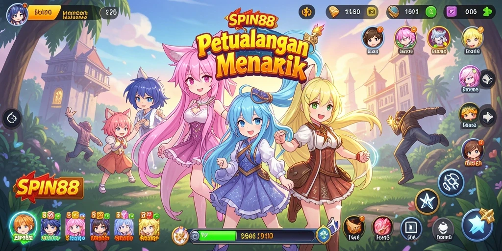 Screenshot gameplay SPIN88 menampilkan karakter Anime yang dinamis dan visual yang menakjubkan.