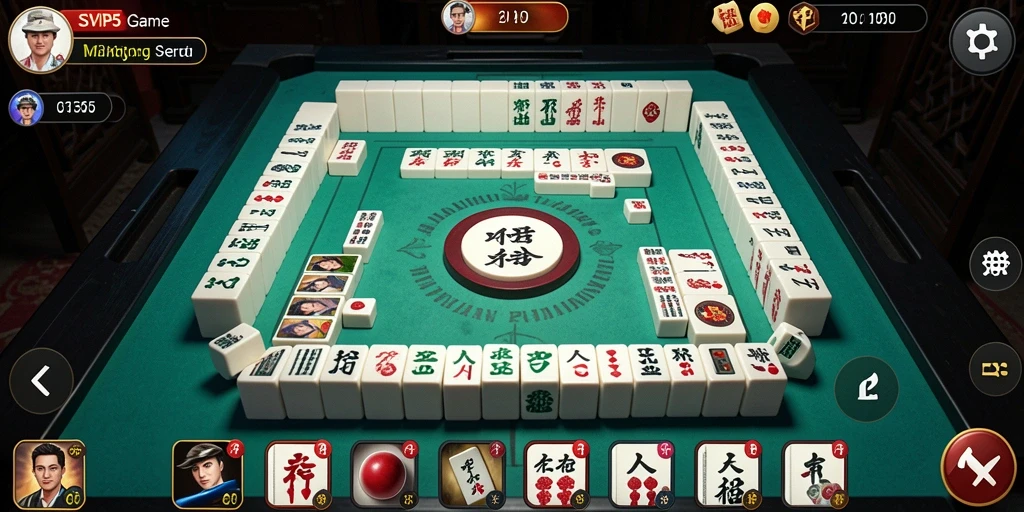 Tangkapan layar gameplay <strong>SVIP5</strong> yang menunjukkan suasana Mahjong yang menarik.