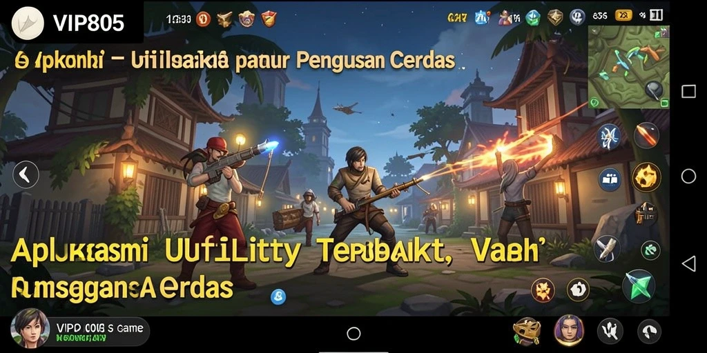 Screenshot VIP805 menampilkan antarmuka pengguna yang intuitif dan fungsional.
